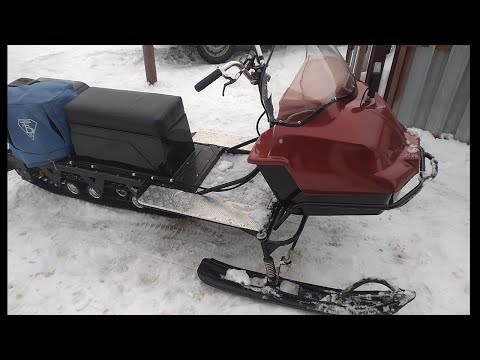 Видео: Последствия установки лыжного адаптера на мотособаку.