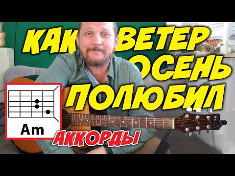 Видео: КАК ВЕТЕР ОСЕНЬ ПОЛЮБИЛ (В ПОДВОРОТНЕ ОСЕНЬ С ВЕТРОМ ТАНЦЕВАЛА) СТИХИ - ЮЛИЯ НАБАТОВА (АККОРДЫ)