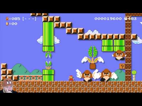 Видео: Super Mario Maker: 100 жизней Марио, сложно!
