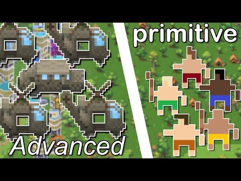 Видео: 1 Современное Королевство против 4 Пещерных Королевств!