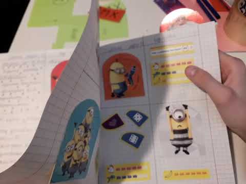 Видео: ASMR/обзор ежедневника