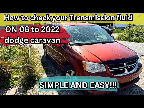 Видео: КАК БЫСТРО И ЛЕГКО ПРОВЕРИТЬ УРОВЕНЬ ТРАНСМИССИОННОЙ ЖИДКОСТИ В DODGE CARAVAN С 08 ПО 2022 ГОД!!!