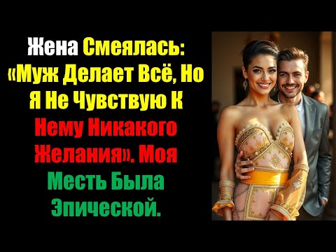 Видео: Жена Смеялась: «Муж Делает Всё, Но Я Не Чувствую К Нему Никакого Желания». Моя Месть Была Эпической.