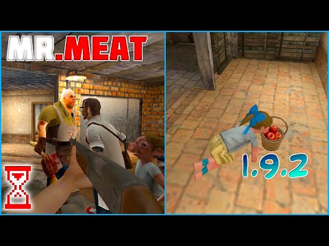 Видео: Эксперимент: спугнуть Учёного и оставить Свинку на крыльце | Mr. Meat 1.9.2