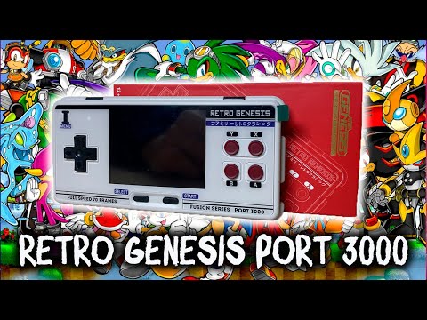 Видео: Retro Genesis Port 3000 / новая ревизия, первый взгляд.