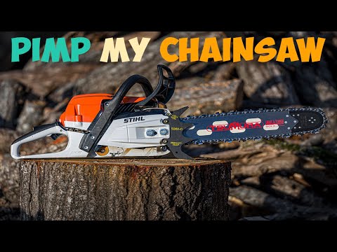 Видео: Модернизация STIHL MS 261CM | Прокачка бензопилы с шиной Tsumura Lite, цепью 3/8 дюйма и професси...