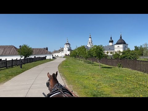 Видео: Прогулка по острову-граду Свияжск на карете