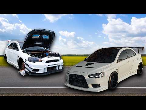 Видео: Невероятная переделка Mitsubishi Evolution за 30 минут!