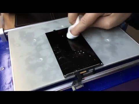 Видео: Замена стекла iPhone 6s Plus по OCA технологии Днепропетровск