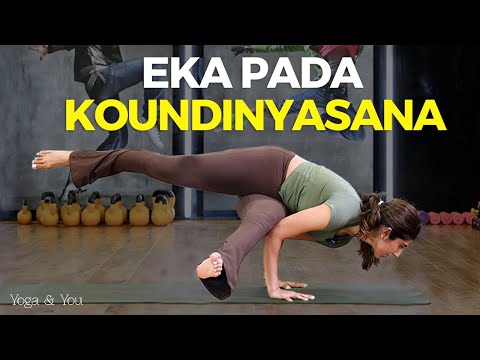 Видео: Эка Пада Кундиньясана 1 | Йога для баланса рук | Растяжка подколенных сухожилий | Йога для силы