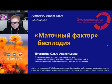 Видео: Маточный фактор бесплодия l Пустотина О. А.
