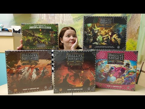 Видео: Распаковка: нелокализованные допы к Massive Darkness 2