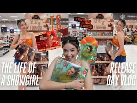 Видео: День релиза альбома «Жизнь шоугёрл» 🧡 || вечеринка по случаю релиза, первые мысли, распаковка вин...