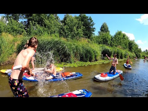 Видео: Прогулка с детьми по Цне на SUP 14072022