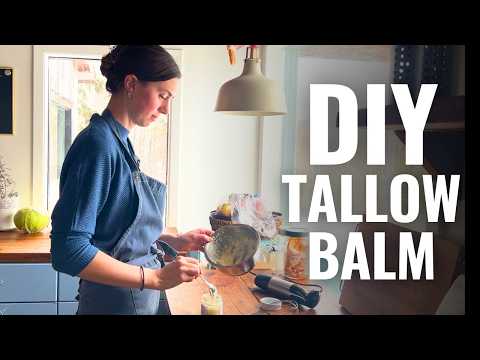 Видео: Домашний жировой бальзам | Натуральный уход за кожей, который работает!