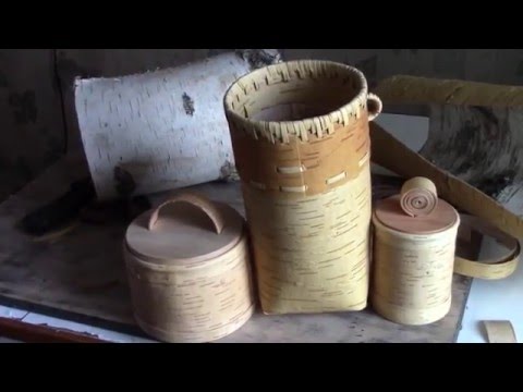 Видео: Кузовок для ягод из бересты