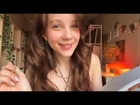Видео: ASMR ~ Рисую тебя ⟡ Близкий шепот, звуки рта