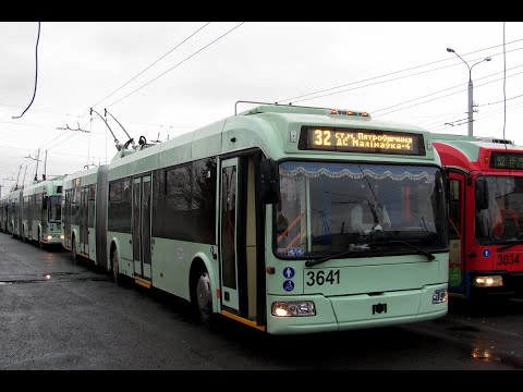 Видео: Троллейбус Минска БКМ-333, борт.№ 3641, марш.52 (23.02.2020)
