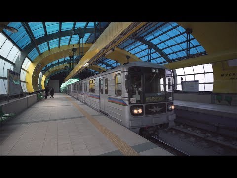 Видео: Bulgaria, Sofia, metro ride from Мусагеница to Младост 1