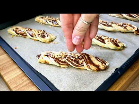 Видео: Этот гениальный закуска на выходные из слоеного теста готовится в духовке за 5 минут! (Так просто и