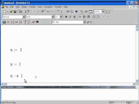 Видео: Mathcad-01. Основные сведения