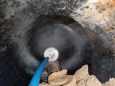 Видео: Очистка труб, емкостей и фильтров на заводе по производству глинозема / Cleaning in an alumina plant