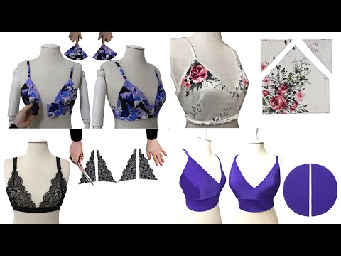 Видео: 4️⃣✅ 4 лучших способа раскроя и шитья бюстгальтеров с помощью очень простых техник