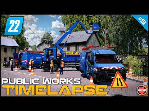 Видео: 🚧 Восстановление электроснабжения в деревне, подключение почтового отделения к электросети ⭐ FS22...