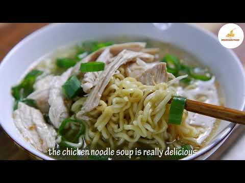 Видео: Рецепт куриного супа с лапшой :: вкус домашнего рецепта :: вкусная еда