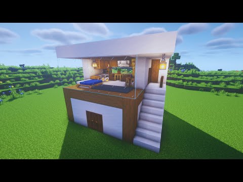 Видео: Minecraft MODERN HOUSE TUTORIAL - Minecraft Самоделка