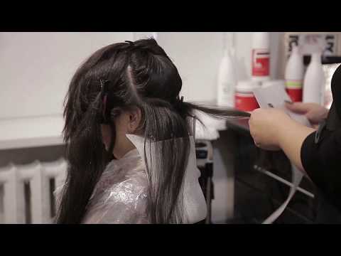 Видео: Колористика: Осветление с использованием Осветляющего крема (пасты) Bleacy Cream