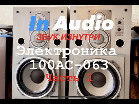 Видео: In Audio Советский Hi-End Электроника 100АС-063  Разбор акустики Часть 1