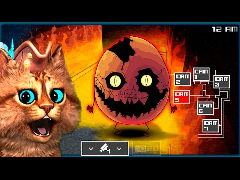 Видео: СУМАСШЕДШИЙ ФЛАМПТИ в ОДНА НОЧЬ С ЯЙЦОМ 3 One night at flumpty's 3 Прохождение Выживание Весёлый Кот