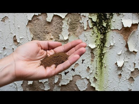 Видео: Обработайте этим средством стены и попрощайтесь с сыростью и плесенью в доме.