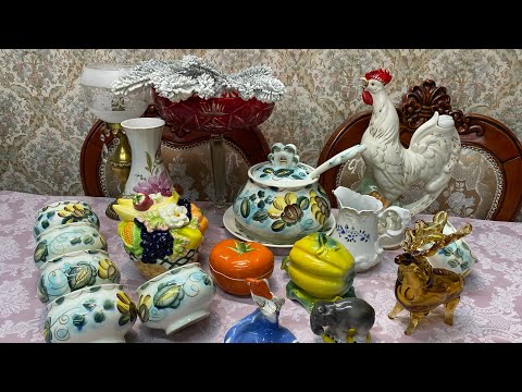 Видео: 👛 Находки Барахолка Днепр 1 декабря 2024 Фарфор Фаянс Цветное стекло СССР