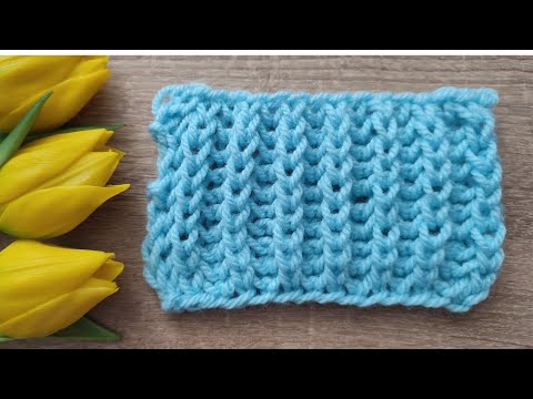 Видео: Английски ластик на две куки / Урок за начинаещи стъпка по стъпка/English rib / Knit Brioche stitch