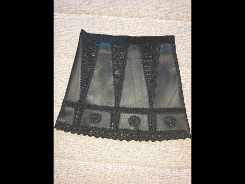 Видео: Юбка из остатков кожи [От безделья Рукоделие]