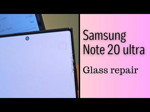 Видео: Samsung galaxy Note 20 Ultra Замена стекла (экрана). Display Glass Replacement