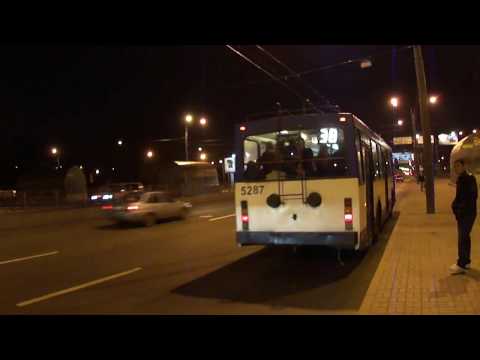 Видео: Троллейбус Санкт-Петербурга 57: ВМЗ-5298-20 б.5287 по №38 (28.10.11)