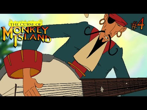 Видео: 4 Давайте поиграем в The Curse of Monkey Island