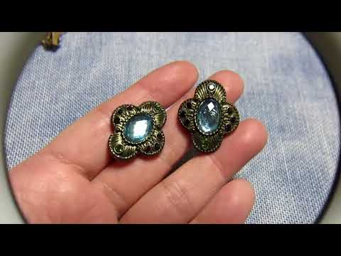 Видео: 516. Распаковка. Серьги , клипсы.