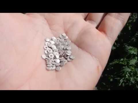 Видео: Перечистка серебра. Определение пробы серебра в контактах