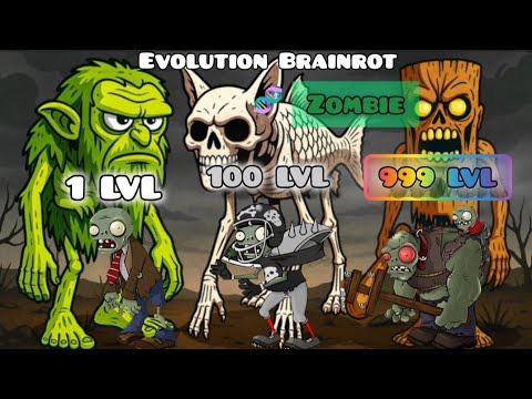 Видео: Эволюция бреинрота Зомби Роблокс #evolution #brainrot #roblox #rblx #zombie #pvz #роблокс 