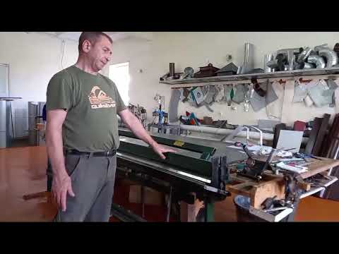 Видео: Модернизация ручного листогиба от клиента компании "СКС Мастер"