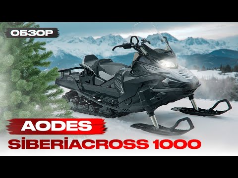 Видео: AODES Siberiacross 1000 Обзор, отличия от Snowcross 1000