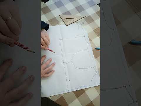 Видео: Дитяча сукня на ріст 80 см. Побудова викрійки, процес пошиву.