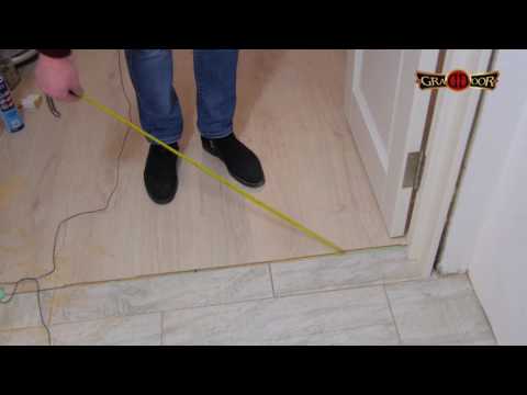 Видео: Правильные проемы, стыки полов, отделка проема