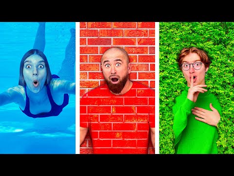 Видео: Экстремальные КАМУФЛЯЖНЫЕ Прятки !
