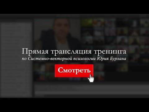 Видео: Юрий Бурлан: Системно-векторная психология на практике