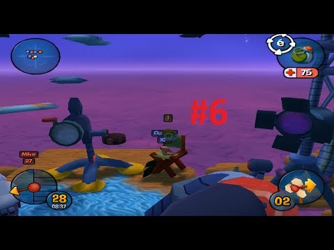 Видео: Worms 3D Прохождение #6 Пострелюшки на киностудии [ЧЕРВЯКИ в 3D]